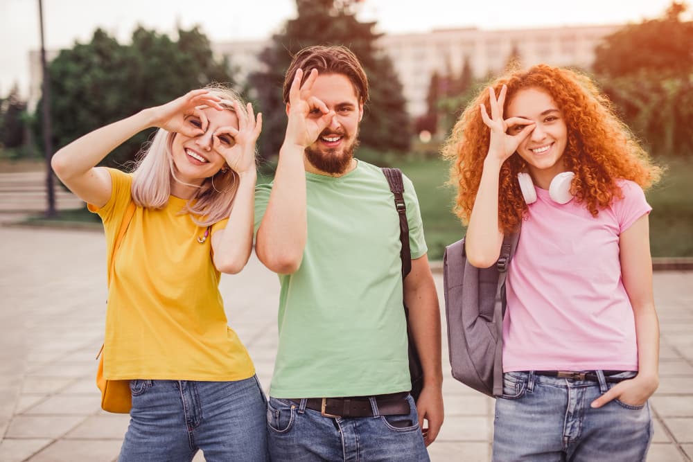 people wearing comfort colors t-shirts
