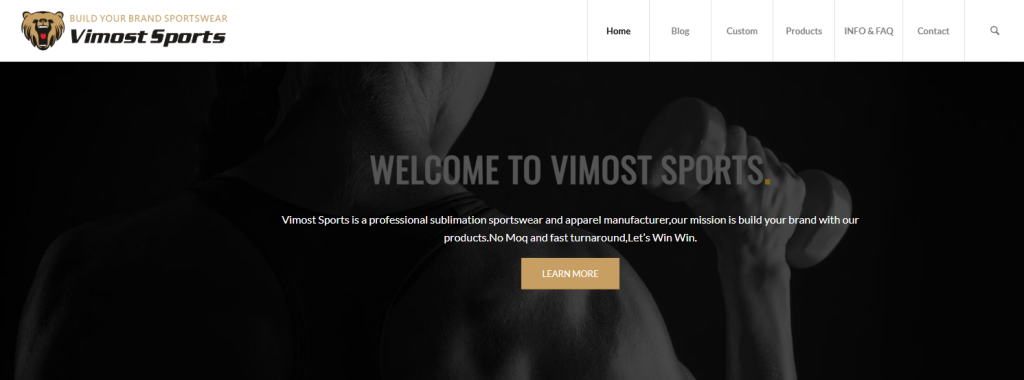 vimostsports clothing manufacturer