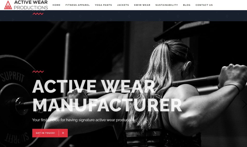 Active Wear Production leggings manufacturer