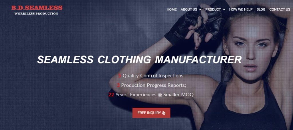 B.D.Seamless leggings manufacturer