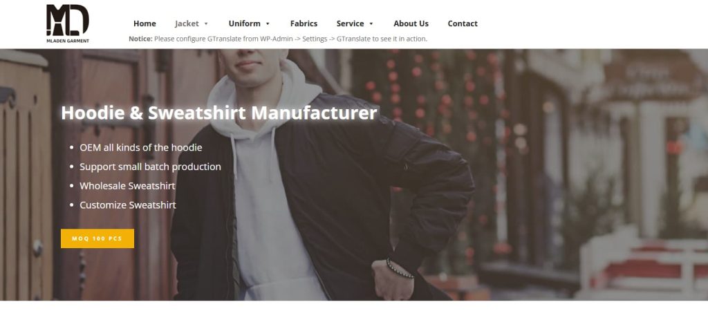 Mladen Group Co., LTD. hoodies manufacturer