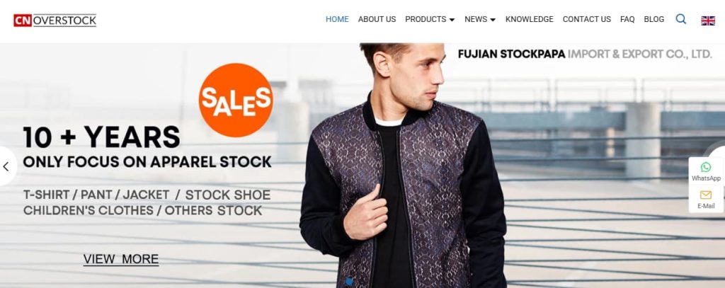 CN Overstock loungewear manufacturer