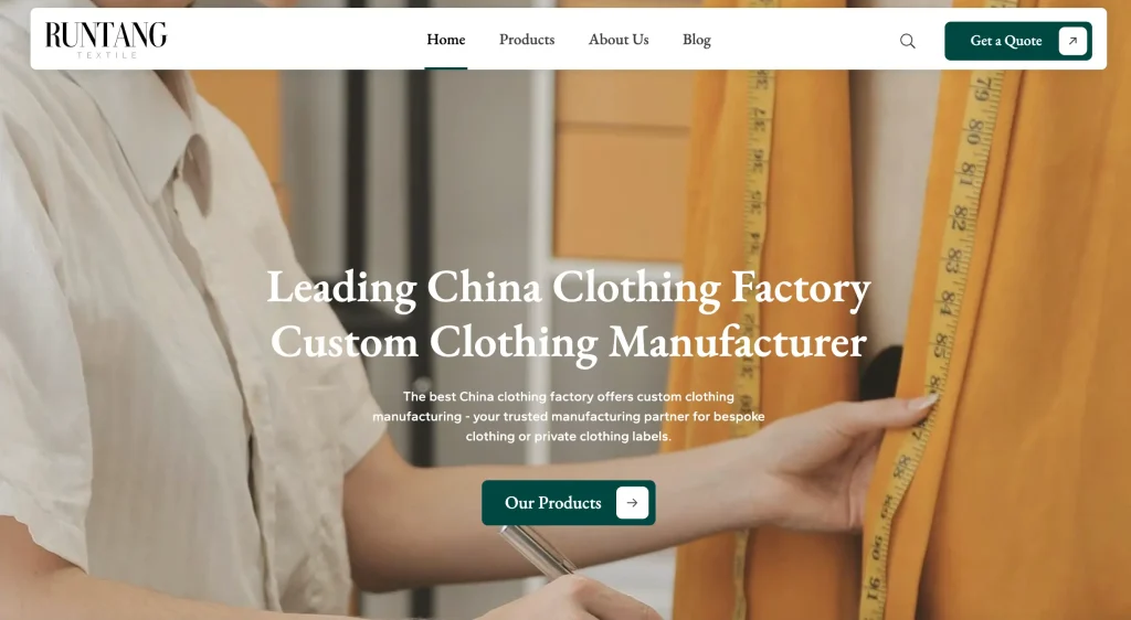 Runtang Textile sweatshirt manufactures