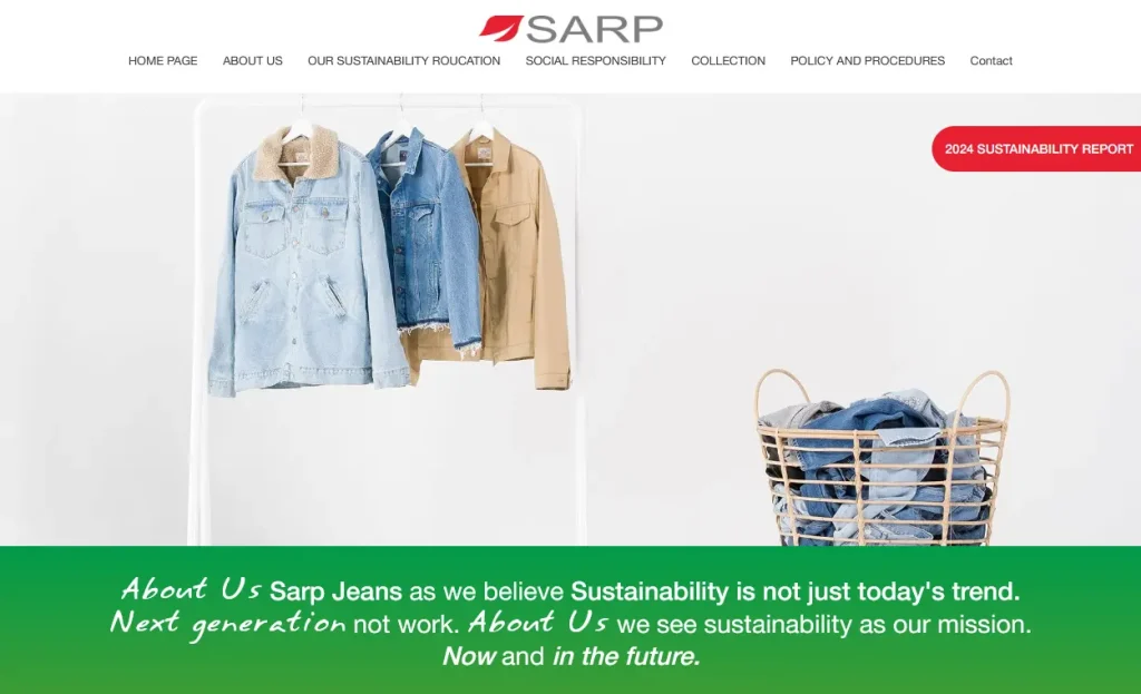 Sarp Jeans clothing manufacturer