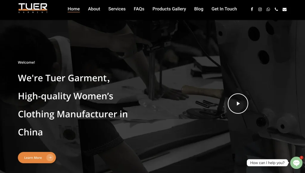 Tuer Garment sweatshirt manufactures