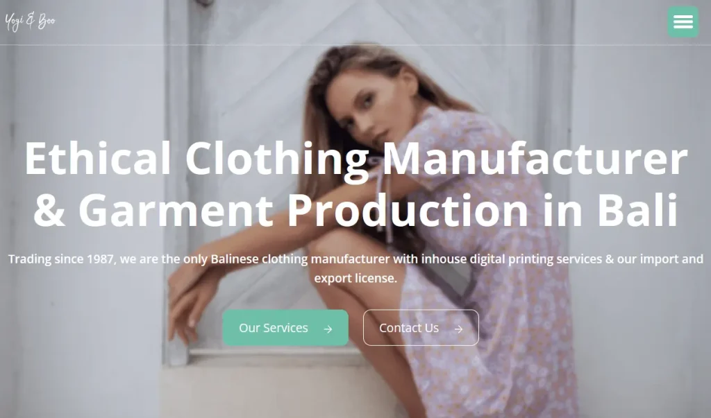 Yogilandboo clothing manufacturer