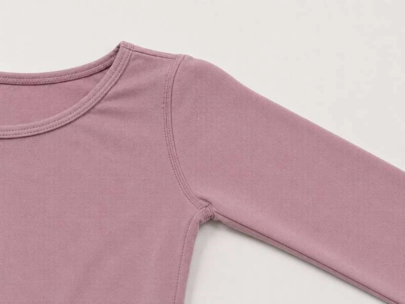 long sleeve leotard armhole and shoulder seam construction detail
